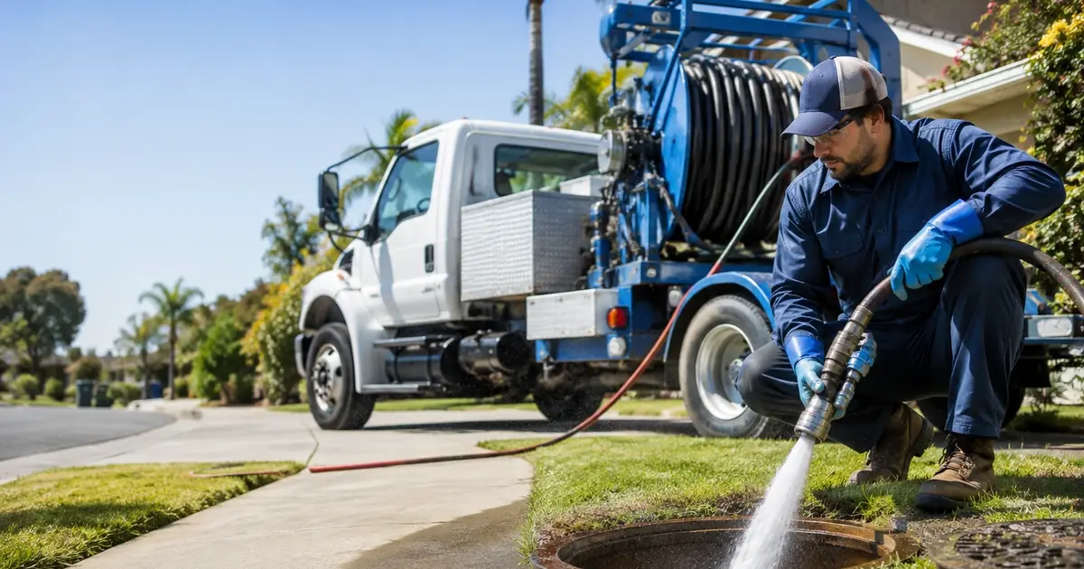 Hydro jet sewer cleaning Beaumont